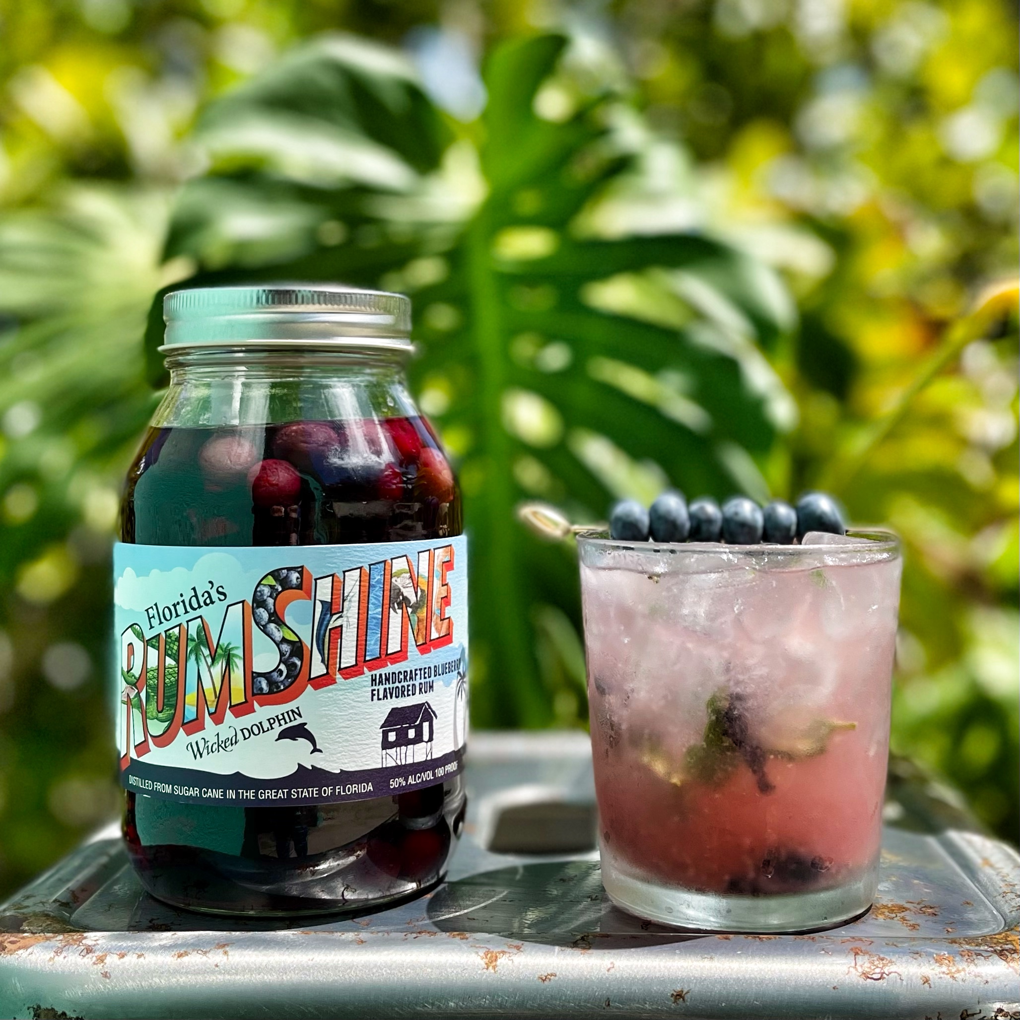 BLUEBERRY BASIL - Wicked Dolphin Rum