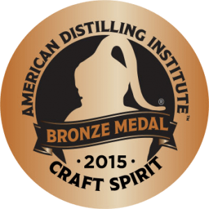 American Distilling Institute bronze medal 2015