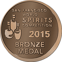 2015 San Francisco World Spirits Competition Bronze medal