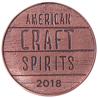 American Craft Spirits Award Bronze medal 2018