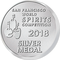 2018 San Fran World Spirits Competition Silver medal