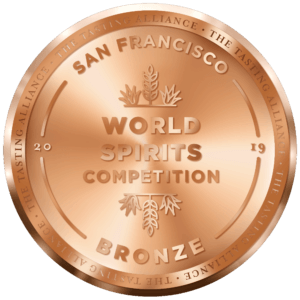 2019 San Francisco World Spirits Competition bronze medal