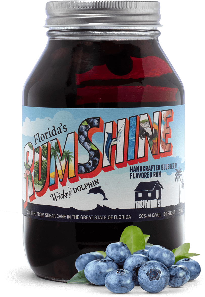 wicked dolphin blueberry rumshine