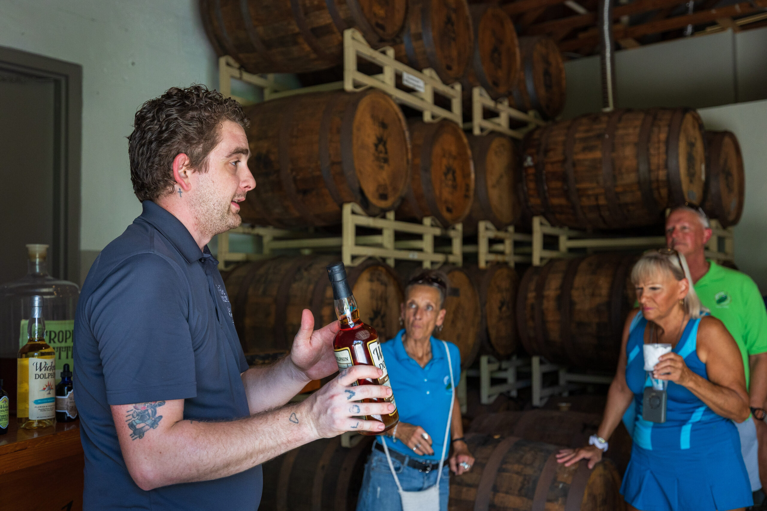 Inside Wicked Dolphin Distillery